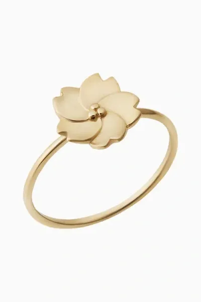 Oradina Women's 14k Yellow Gold Fresh Bouquet Ring