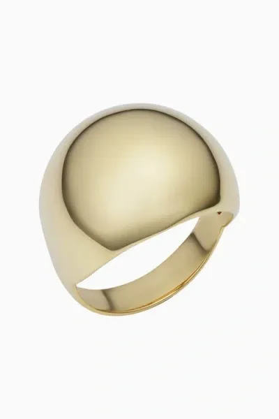 Oradina 14k Yellow Gold Bold Cupola Ring