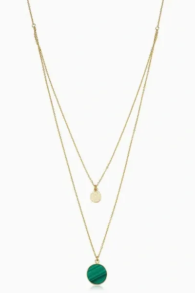 Oradina 14k Yellow Gold Genoa Layered Necklace