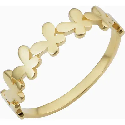 Oradina 14k Yellow Gold La Farfalla Ring