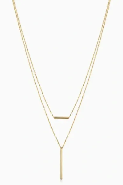 Oradina 14k Yellow Gold Vicenza Layered Necklace