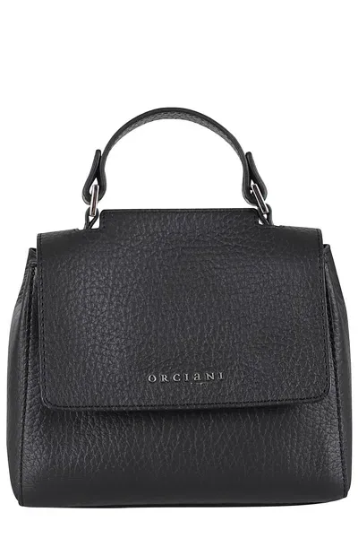 Orciani Borsa Sveva Soft Mini In Ner Nero