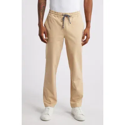 Original Penguin Drawstring Jersey Sweatpants In Travertine