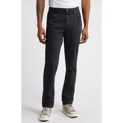 Original Penguin Five-pocket Garment Dye Stretch Twill Pants In True Black