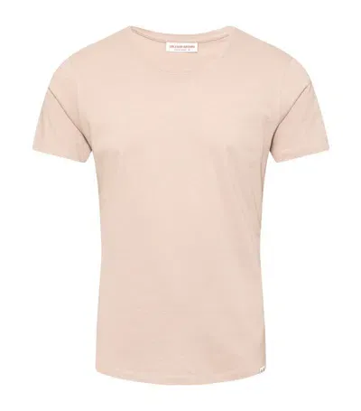 Orlebar Brown Ob-t Slim-fit Cotton-jersey T-shirt In Pink