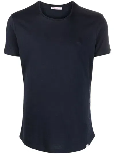 Orlebar Brown Plain Short-sleeved T-shirt In Blau