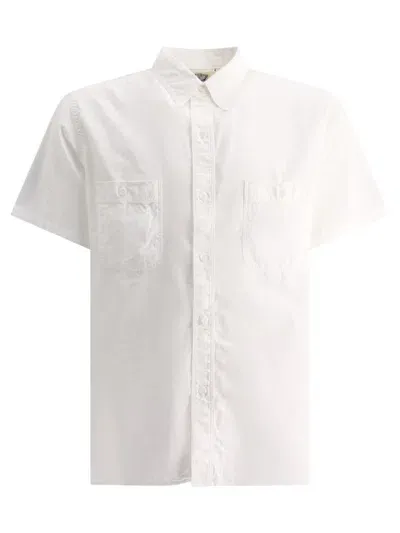 Orslow Chambray Work Shirts In White