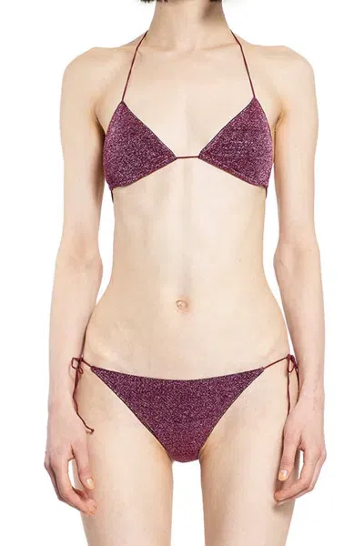 Oseree Set Bikini A Triangolo Lumière In Purple