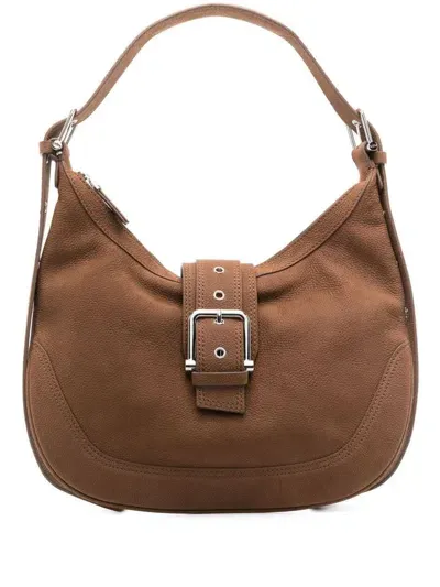 Osoi Medium Brocle Shoulder Bag In Brown