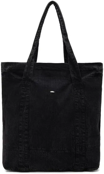 Our Legacy Black Aviation Tote In Multicolor