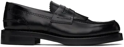 Our Legacy Black Fringed Loafers