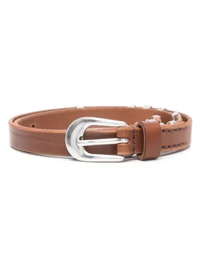 Our Legacy Claw Belt In Brown