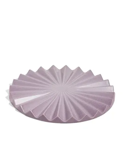 Our Place Pleat Trivet In Purple