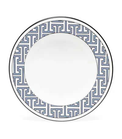 O.w.london Maze Tea Plate In Blue