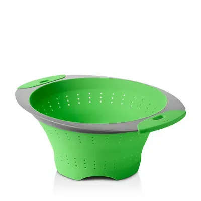 Oxo 3.5 Qt Collapsible Colander In Green