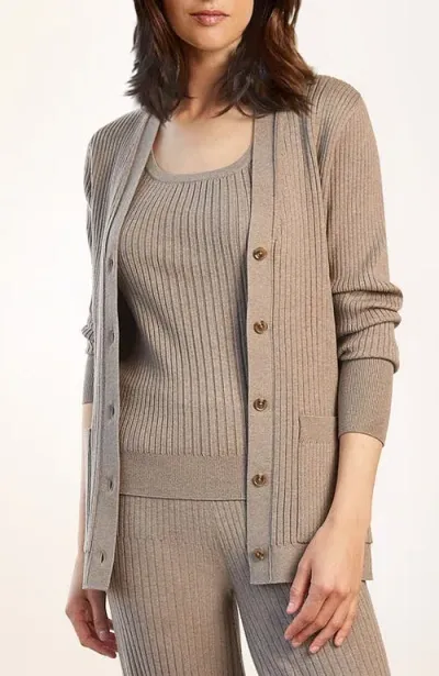 Oyun Oxford Cardigan In Sable