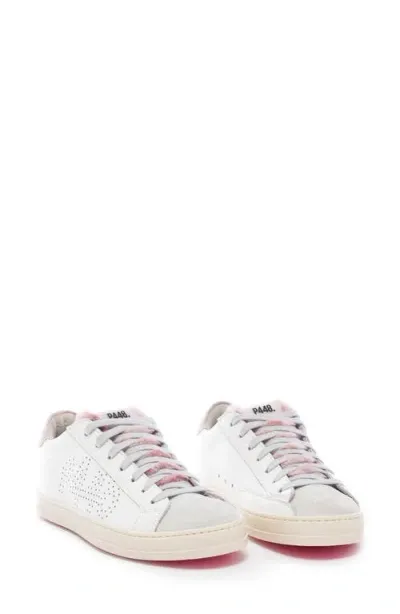 P448 John Low Top Sneaker In White/takopi