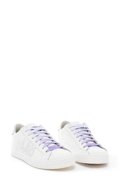 P448 John Sneaker In White/ultra Violet