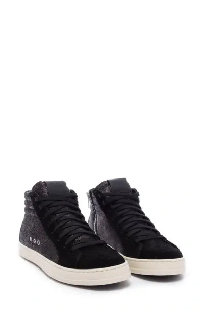 P448 Skate High Top Sneaker In Black