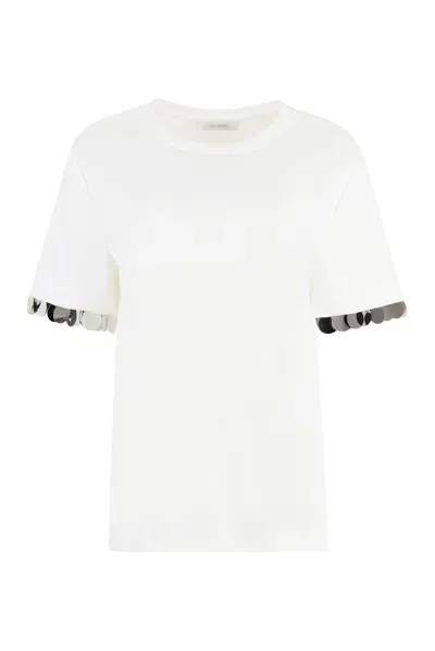 Rabanne Paco  Crewneck Short In White