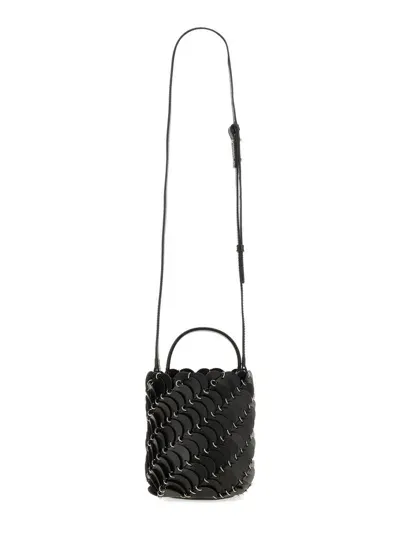 Rabanne Paco Small Bucket Bag In Black