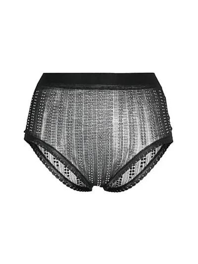 Rabanne Panties With Studs In Black