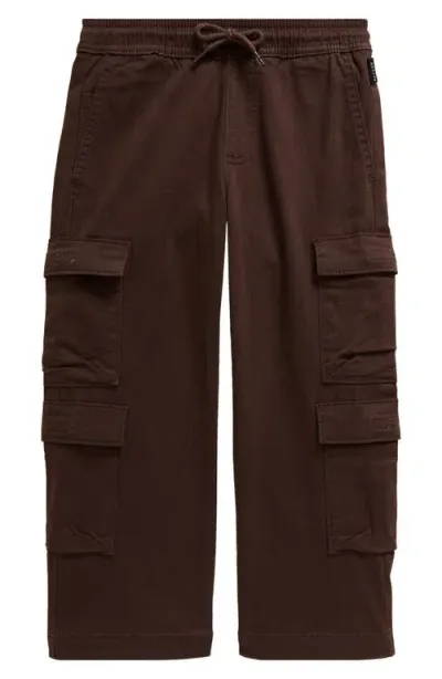 Pacsun Kids' Porter Stretch Cotton Cargo Pants In Brown