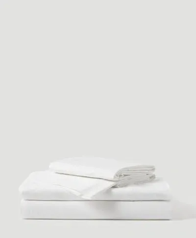 Pact Organic Cool-air Percale Sheet Set In White