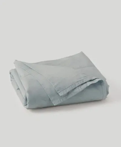 Pact Organic Room Service Sateen Flat Sheet In Gray