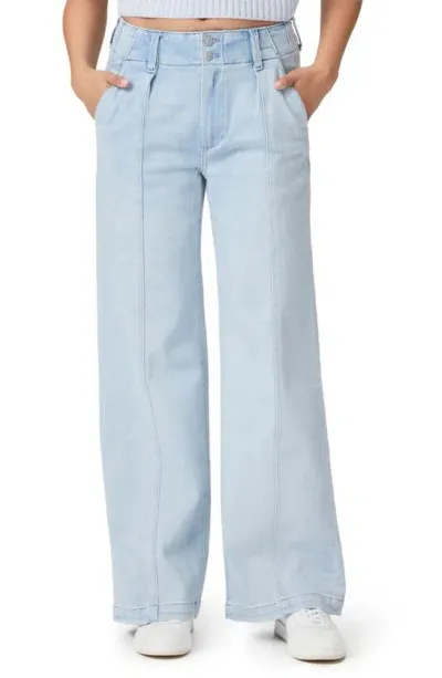 Paige Brooklyn High Waist Wide Leg Jeans In Blue