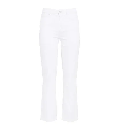 Paige Cindy High-rise Straight Jeans In White