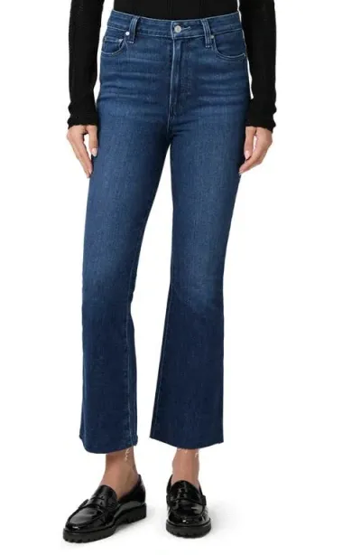 Paige Claudine High Rise Ankle Flare Jeans In Devoted