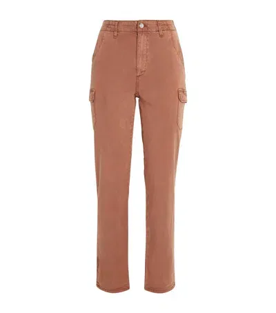 Paige Drew Cargo Trousers In Brown