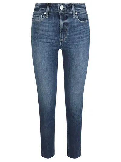 Paige Hoxton Ankle Jeans In Blu Denim