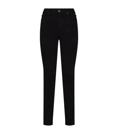 Paige Margot High-rise Skinny Jeans In Black