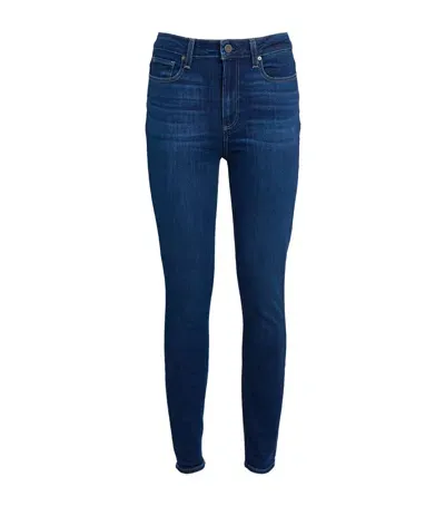 Paige Margot Ultra-skinny Jeans In Navy