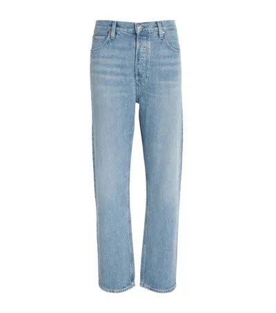 Paige Sawyer Straight Jeans In Blue