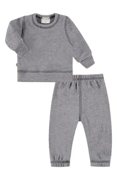 Paigelauren Babies'  Fleece Lounge Sweatshirt & Joggers Set In Heather Gray