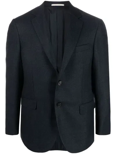 Pal Zileri Tailored Wool Blazer In Blue