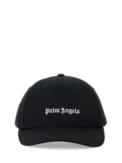 Palm Angels Baseball Cap In Black