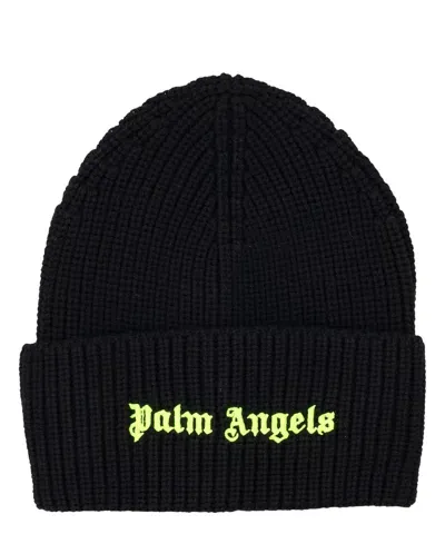 Palm Angels Beanie In Black