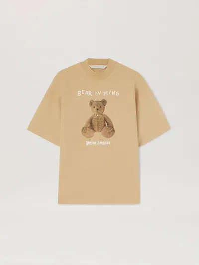 Palm Angels Bear In Mind T-shirt In Neutrals