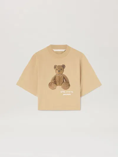 Palm Angels Bear In Mind T-shirt In Neutrals