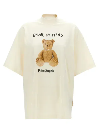 Palm Angels Bear In Mind T-shirt In White