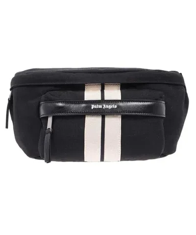 Palm Angels Belt Bag With Logo In Black