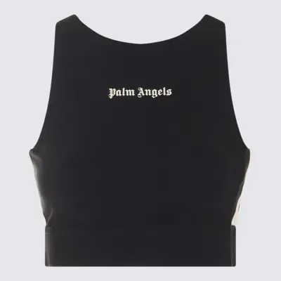 Palm Angels Black And White Track Top