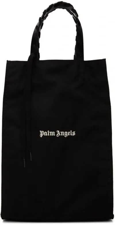 Palm Angels Black Logo Tote