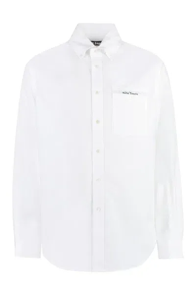 Palm Angels Sartorial Tape Shirt In White