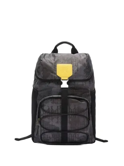 Palm Angels Camouflage-pattern Backpack In Black