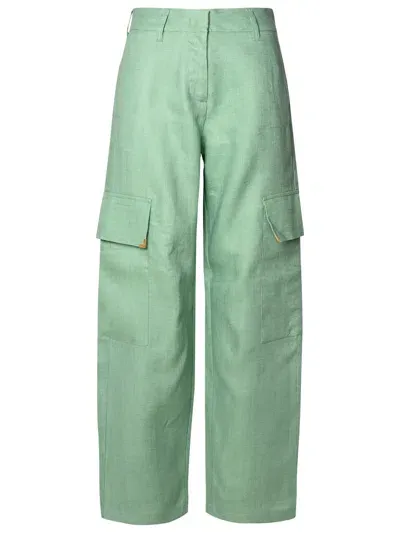 Palm Angels Pants In Green